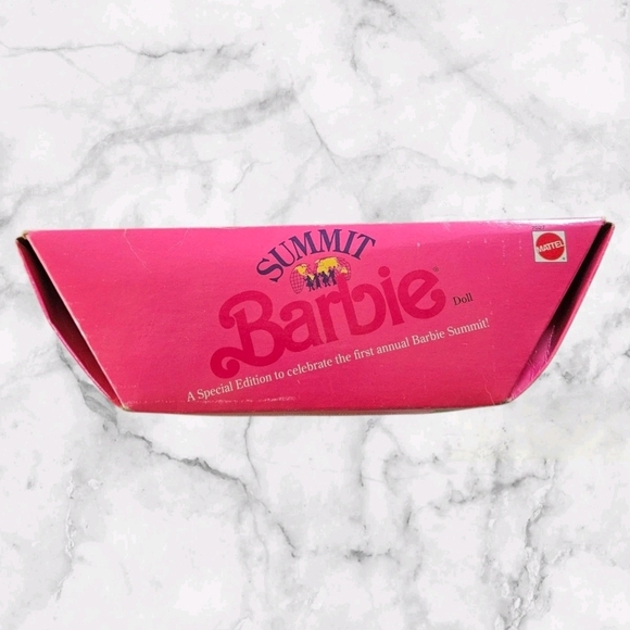 Vintage 1990 SUMMIT Barbie First Edition Mattel 7027 New NRFB - Picture 6 of 11